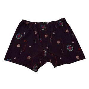 Urban Outfitters BDG Men's M Medium Boxer Shorts NWOT Aztec Print Brown